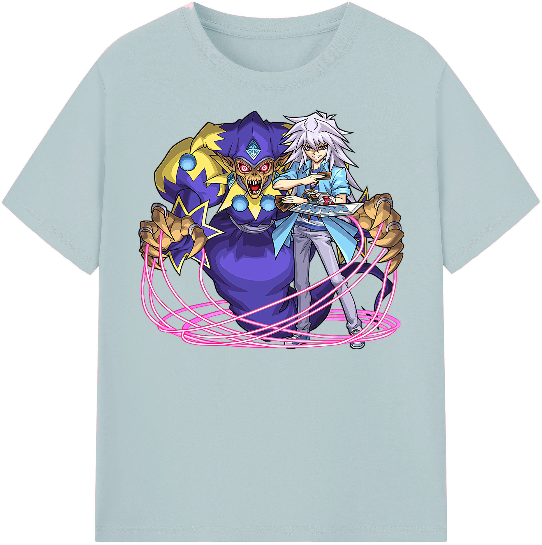 （画像用） 遊☆戯☆王 Yu-Gi-Oh! 綿100％半袖Tシャツ（フロントプリント）